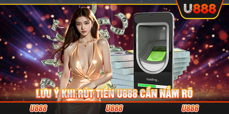 Lưu ý khi rút tiền U888 cần nắm rõ